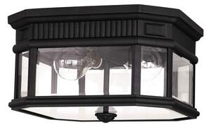 Plafonieră de exterior Feiss FE-COTSLN-F-BK COTSWOLD LANE 2xE27/60W/230V IP44