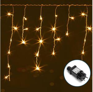 Lanț LED decorativ de exterior Aigostar 75xLED/6W/230V 15x0,6m IP44 alb cald