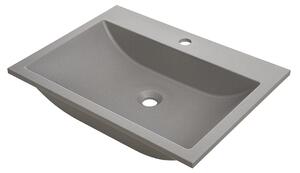 Laveo Albano, chiuveta granit 600x440x122 mm, gri, LAV-VGA1510T