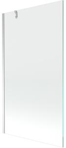 Mexen Next paravan de cadă cu 1 aripă 90 x 150 cm, transparent, crom - 895-090-000-00-00-01