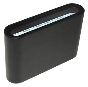 Aplică perete exterior LED FLOW LED/3W/230V IP54 negru