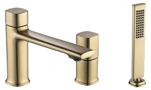 Laveo Tores, robinet de baie cu 3 orificii, auriu mat, LAV-BVT_G13D