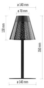 Lampă LED reîncărcabilă dimabilă de masă de exterior LED/4,2W/5V 2200mAh IP44