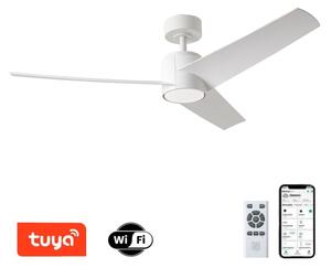 ZEVENTI - Ventilator de tavan ORVIETO LED/18W/230V Wi-Fi Tuya, alb + telecomandă