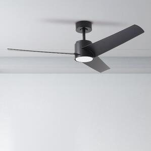 ZEVENTI - Ventilator de tavan cu LED ORVIETO LED/18W/230V Wi-Fi Tuya negru + telecomandă