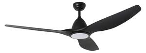 ZEVENTI - Ventilator de tavan URBINO LED, 20W/230V, Wi-Fi Tuya, negru + telecomandă