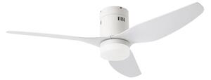 ZEVENTI - Ventilator de tavan LED PADUA LED/18W/230V Wi-Fi Tuya alb + telecomandă