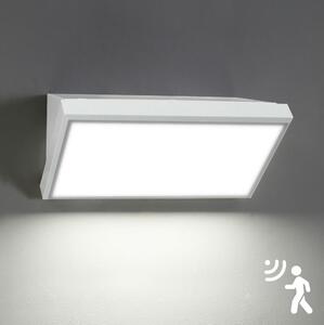 Brilagi-LED Aplică de perete pentru exterior cu senzor TRIANGLE LED/20W/230V alb IP65