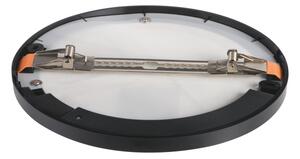 Corp de iluminat LED cu senzor 2 în 1 Kanlux 24605 ERGA LED/17W/230V 3000/4000/6500K negru