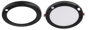 Corp de iluminat LED cu senzor 2 în 1 Kanlux 24605 ERGA LED/17W/230V 3000/4000/6500K negru