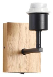 Lampă de perete Brilagi NUBILA WOOD 1xE27/25W/230V stejar/negru