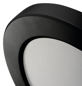 Corp de iluminat LED cu senzor 2 în 1 Kanlux 24605 ERGA LED/17W/230V 3000/4000/6500K negru