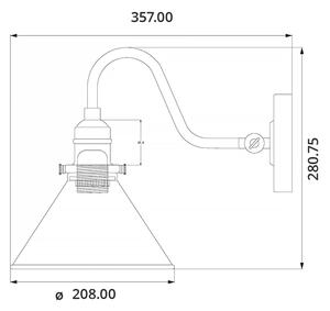 Aplică PROVENCE 1xE27/60W/230V Elstead PV1-AB