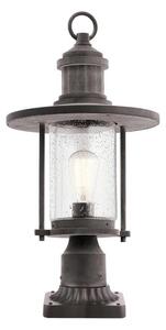 Lampă de exterior Kichler KL-RIVERWOOD3-M RIVERWOOD 1xE27/60W/230V IP44 negru