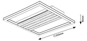 Rabalux 71457 - Plafonieră LED NOXELLE, 26W/230V, 3000/4500/6000K