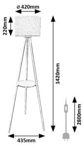 Lampadar Rabalux TREVIA 74108, 1xE27/40W/230V