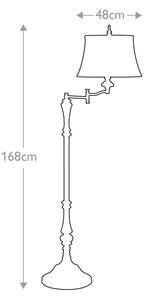 Lampadar Feiss FE-GIBSON-SWFL GIBSON 1xE27/60W/230V