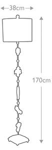 Lampadar Flambeau FB-FRAGMENT-FL-G FRAGMENT 1xE27/60W/230V