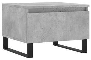 Măsuță de cafea, gri beton, 50x46x35 cm, lemn prelucrat