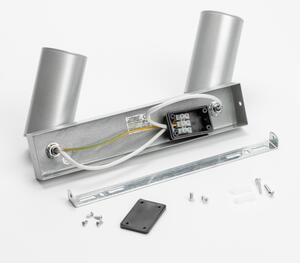 Spot pentru baie Brilagi SELE 2xGU10/30W/230V IP44 argintiu