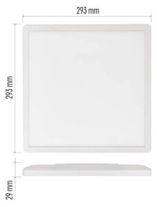 Plafonieră LED FLORI LED/18W/230V 4000K alb 29x29 cm