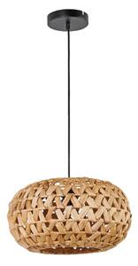 Lustră pe cablu HOSHI 1xE27/20W/230V d. 38 cm cânepă