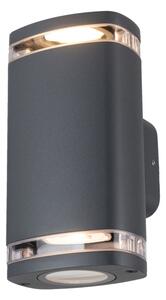 Aplică de exterior Kanlux 38887 ZEVI 2xGU10/10W/230V IP54 antracit