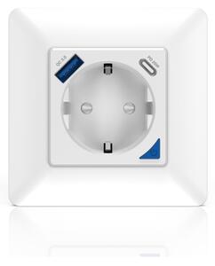 Immax NEO 07801L - Priză inteligentă 16A/230V + USB-A + USB-C Tuya SCHUKO