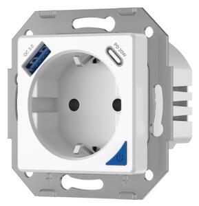 Immax NEO 07801L - Priză inteligentă 16A/230V + USB-A + USB-C Tuya SCHUKO