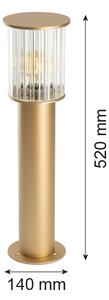 Lampă de exterior Argon 8753 NORFOLK 1xE27/15W/230V IP44 52cm auriu