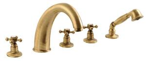 Sapho Sapho, baterie ANTEA cu cinci elemente pentru marginea căzii, bronz, 3316