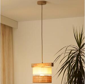 Lustră pe cablu Brilagi FOREST 1xE27/15W/230V pin/bej/crem