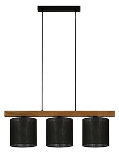 Lustră pe cablu Brilagi FOREST 3xE27/15W/230V pin/negru