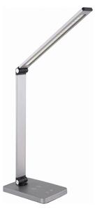 Lampă LED de birou cu încărcare wireless LED/10W/230V crom mat