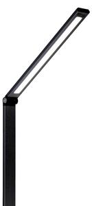 Lampă LED de birou cu încărcare wireless LED/10W/230V negru
