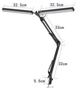 Lampă de birou LED cu clemă 2xLED/10W/230V 2800-6800K