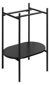 Sapho Sapho, piedestal PUNO sub chiuvetă 550x795x396mm, negru, SKA590-2