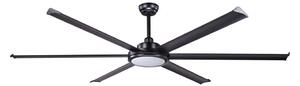 Ventilator LED de tavan FARO 34203-130 ROTTERDAM XL LED/32W/230V negru d. 200 cm + telecomandă