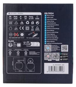 Aplică LED RGBW dimabilă Aigostar MESH Smart LED/8W/230V + telecomandă