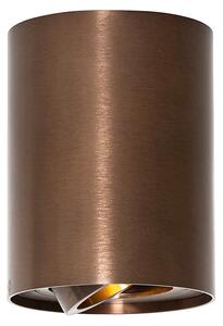 Set de 4 spoturi moderne de plafon bronz închis rotative și înclinabile - Rondoo Up