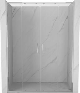 Mexen Exo, culisant cu 2 aripi 130x200 cm, sticlă transparentă de 6 mm, profil cromat, 8152-130-000-01-00