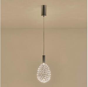 Lustră LED pe cablu LED/6,3W/230V 3000K crom lucios d. 14 cm
