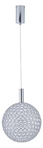 Lustră LED pe cablu LED/6,3W/230V 3000K crom lucios d. 25 cm