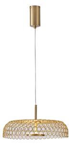 Lustră LED pe cablu LED/10W/230V 3000K auriu d. 35 cm
