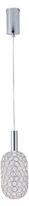 Lustră LED pe cablu LED/6,3W/230V 3000K crom lucios d. 13 cm