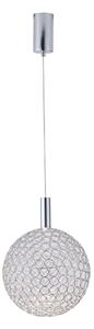 Lustră LED pe cablu LED/6,3W/230V 3000K crom lucios d. 25 cm