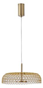 Lustră LED pe cablu LED/10W/230V 3000K auriu d. 35 cm
