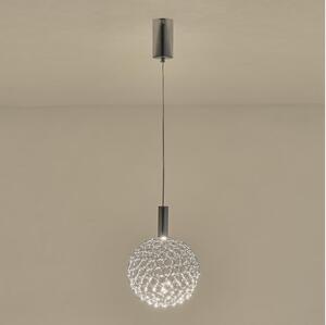 Lustră LED pe cablu LED/6,3W/230V 3000K crom lucios d. 25 cm