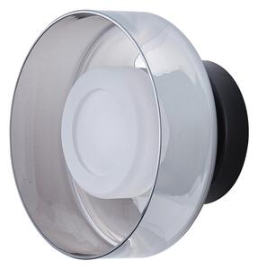 Aplică LED/8W/230V 3000K negru/fumuriu