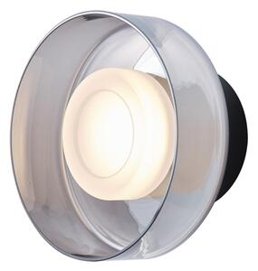 Aplică LED/8W/230V 3000K negru/fumuriu